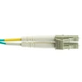 thumbnail image 5 of Aqua Blue 10 Gbit Fiber Optic Cable, 3 Meter (10 feet) LC to SC Lucent Connector to Subscriber Connector Duplex 50/125 OM3 Multi-Mode Fiber Optic LC-SC Optical Connection Cable, CableWholesale, 5 of 8