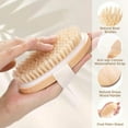 thumbnail image 4 of BYXAS 4 Pack Dry Brushing Body Brush for Lymphatic Drainage, Round Dry Exfoliating Brush with Massage Nodes for Cellulite, Dry Skin, Circulation Boost, 4 of 8
