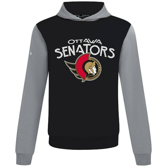 Men's Levelwear  Black/Gray Ottawa Senators Ultimate Mission Pullover Hoodie