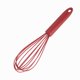 thumbnail image 1 of Batidor de cocina de alambre de silicona premium, 10 pulgadas, rojo, 1 of 5