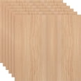 thumbnail image 4 of Ekena Millwork 23 3/4"W x 23 3/4"H x 3/8"T Wood Hobby Boards, Hickory (6-Pack), 4 of 6