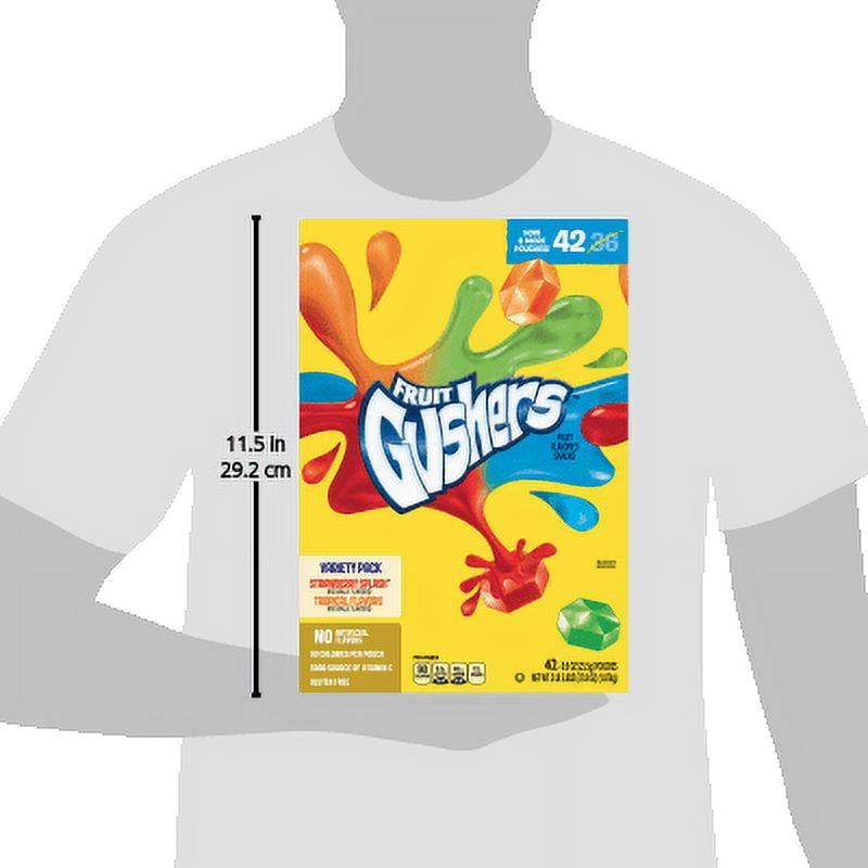 Betty Crocker Fruit Gushers Variety Pack 42Ct, 42 ct, 37.8 oz