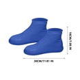 thumbnail image 4 of Waterproof Silicone Shoe Covers for Rain,Reusable Non Slip Rubber Rain Shoe Cover Cycling Shoe Protectors Outdoor with Non-slip Sole Apply to Men,Women,Kids, 4 of 6