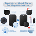 thumbnail image 4 of OWLKELA 10 Pack Mount Metal Plate, Phone Magnet Car Mount Holder with Adhesive, Black, 4R and 6Rd, 4 of 7