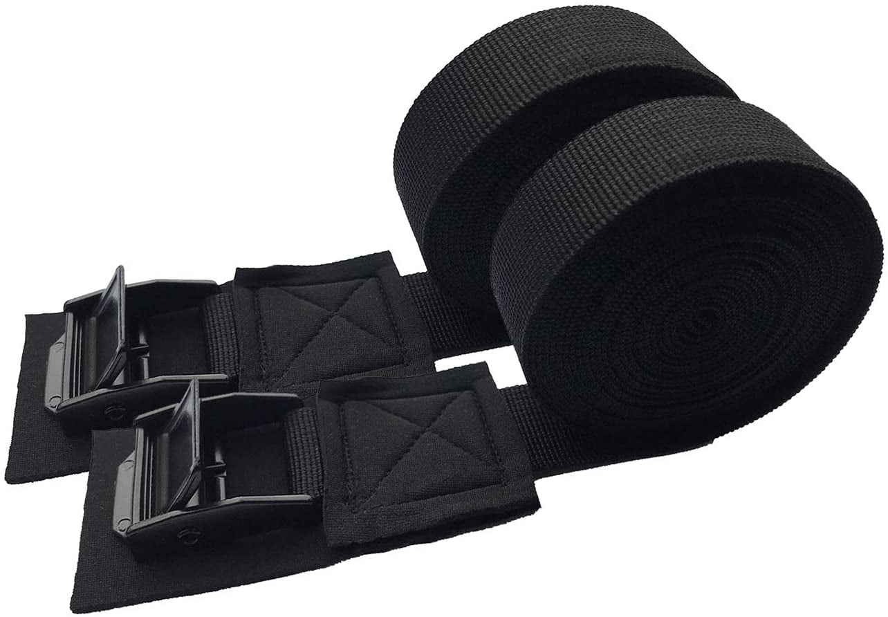 Ratchet Tie-Down Straps 2'' x 20' Durable for Surfboard Bicycle Cargo Luggage 