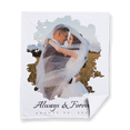 thumbnail image 1 of Always and Forever Couverture en Polaire avec Photo, 1 of 3
