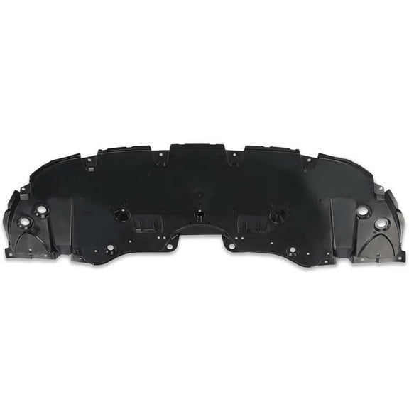 CROSSDESIGN Plastic Black Front Engine Splash Shield Fit for 2018-2021 Toyota Camry