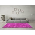 thumbnail image 3 of Ahgly Company Indoor Square Persian Pink Bohemian Area Rugs, 4' Square, 3 of 4