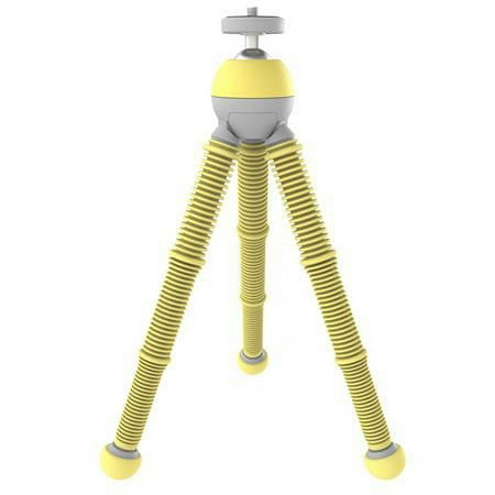 UPC: 0719821475071 | PodZilla Flexible Medium Tripod Kit with GripTight 360 Degree Phone Mount  Yellow