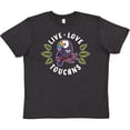 thumbnail image 3 of Inktastic Live Love Toucans Youth T-Shirt, 3 of 5