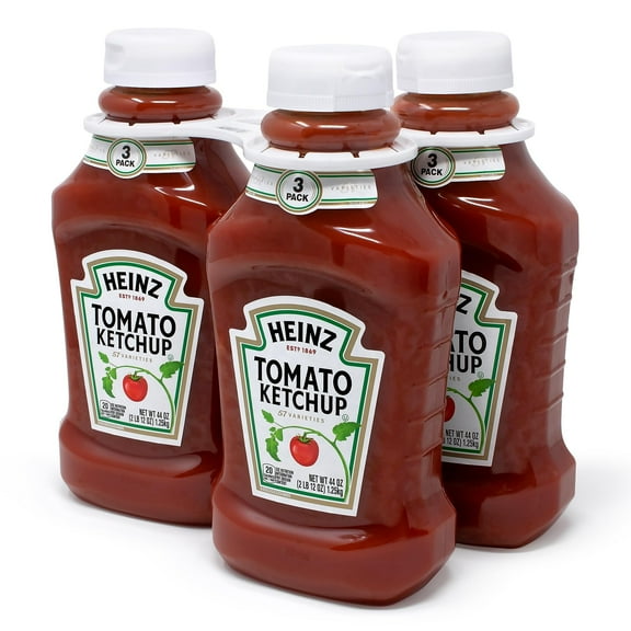 Heinz Ketchup, Tomato, 44 Oz (Pack of 3)