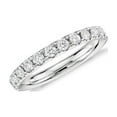 thumbnail image 4 of 0.30 Carat Brilliant Round Cut Natural Diamond Elegant Wedding Eternity Band for her in Solid 950 Platinum Size 9.5, 4 of 9