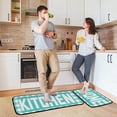 thumbnail image 5 of Buffalo Plaid Checked Black Red Kitchen Mat Set of 2 Anti-Fatigue Kitchen Rug Set Washable Non Slip Cushioned Foam Kitchen Runner Rugs and Mats Comfort Standing Mat for Floor Laundry Home Decor, 5 of 6