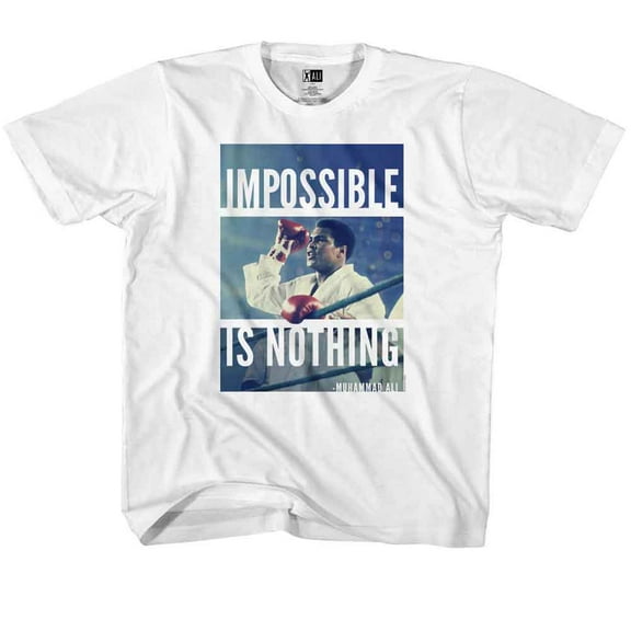 Muhammad Ali Impossible Is Nothing White Toddler T-Shirt