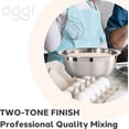 thumbnail image 6 of Oggi 3-Quart Two-Tone Stainless Steel Mixing Bowl with Airtight Lid, 6 of 7