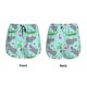 thumbnail image 3 of Balery Hippo With Flamingos And Crocodiles Pantalones cortos deportivos para mujer con forro y dos bolsillos, elásticos, para entrenamiento, gimnasio, yoga-X-Large, 3 of 7