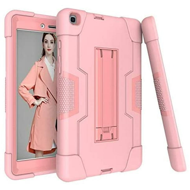 Funda para Galaxy Tab A 8.0 2019, resistente, resistente, de cuerpo completo, híbrida, a prueba de golpes, con función atril, para Samsung Galaxy Tab A 8.0 2019, modelo SM-T290/SM- T295-6, oro rosa Adepaton CZDZ-ST167-3