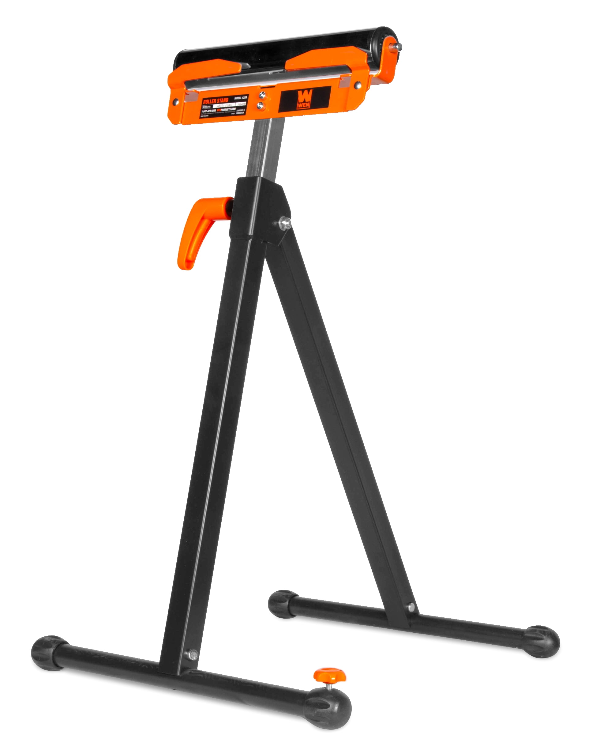 WEN Adjustable Roller Stand with Edge Guide, 250-Pound Capacity (4289)