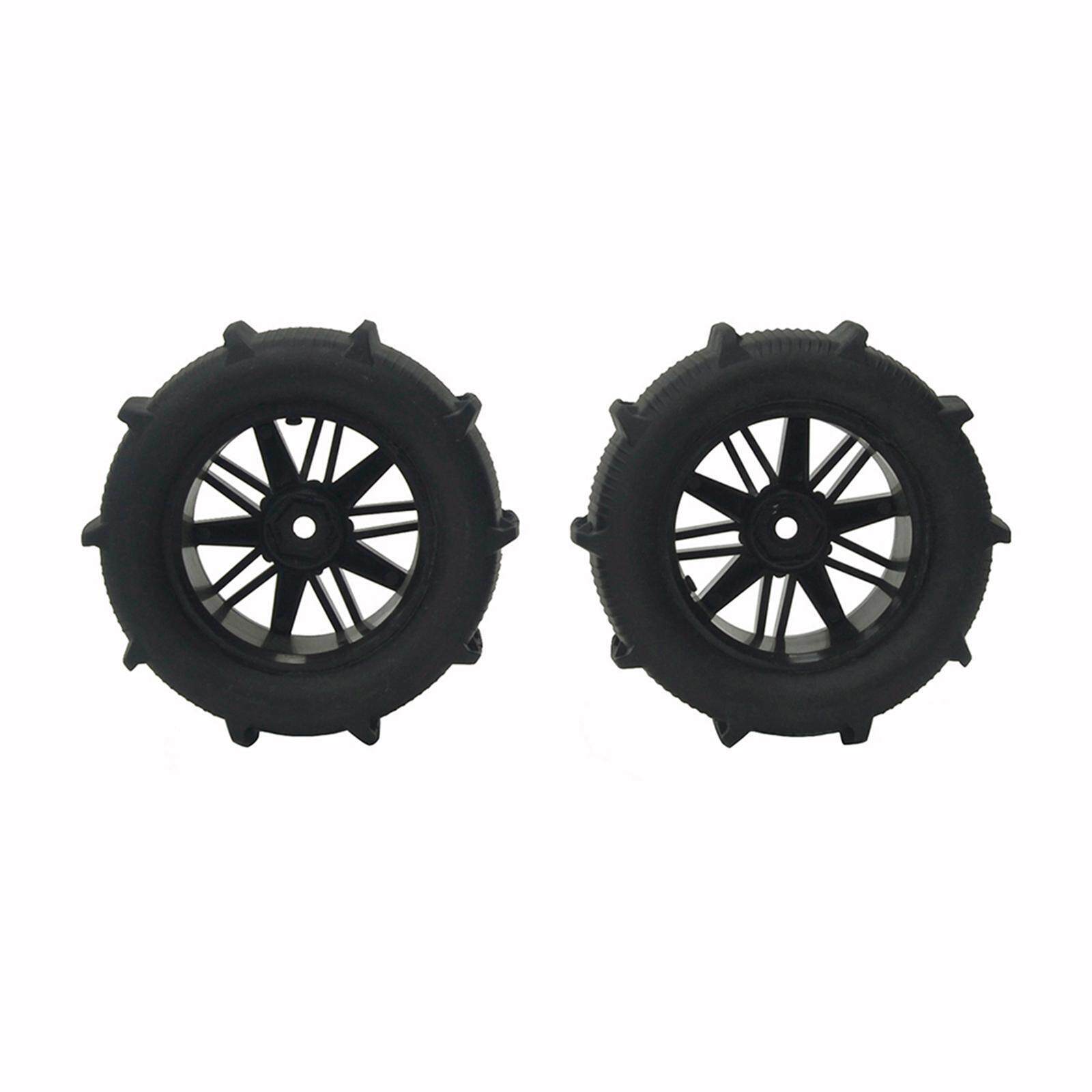 Pièces de Mise à Niveau de Pneu de Roue de Sable RC 1:16 pour Réparation RC Wltoys 144001 124018 2 Pneus