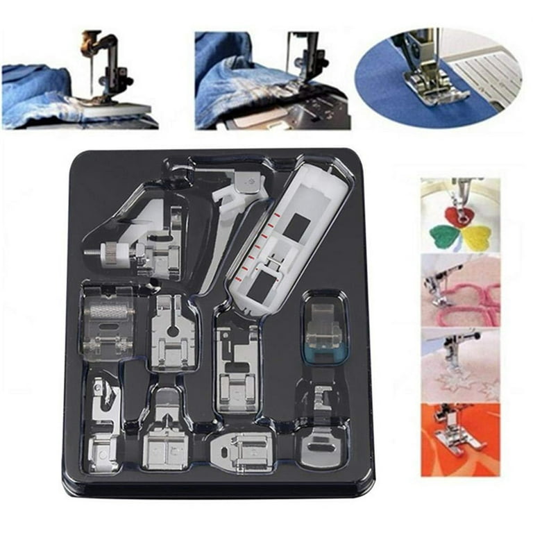  11Pcs Presser Feet, Sewing Machine Kit Household DIY Spare  Parts Accessories for Sewing Machine Brother Singer Janome Toyota