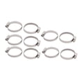 thumbnail image 1 of Unique Bargains 10Pcs 32mm to 50mm Dia Range Metal German Type Adjustable Hose Clamp Hoop, 1 of 1