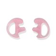 thumbnail image 1 of Replaceable Silicone Earplugs Triangle Earpod With Air Tube Headset Pink L Size Earplugs Walkie Tal, 1 of 5