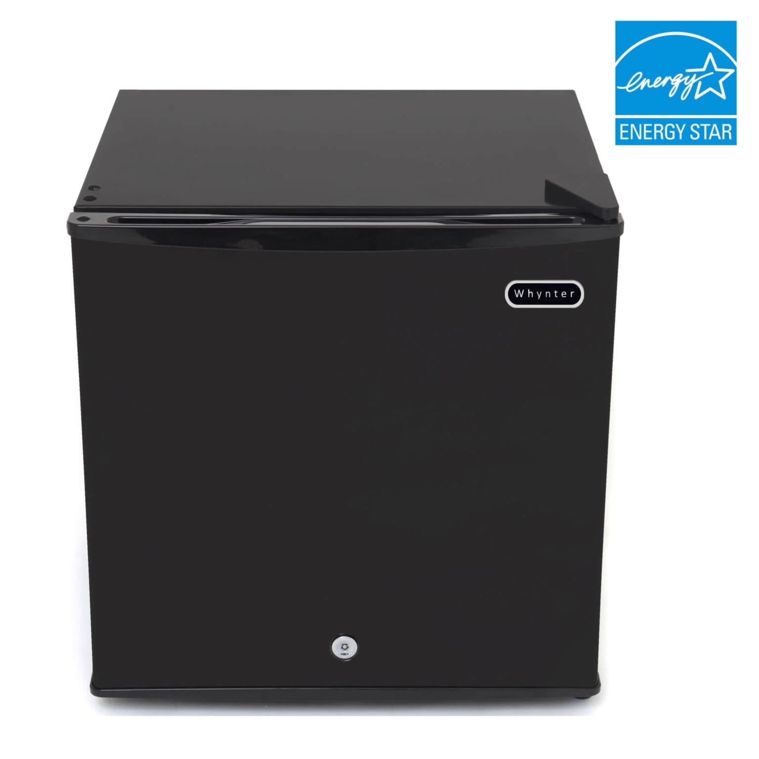 Whynter 1.1 cu ft Energy Star Upright Lockable Freezer, Black Compact Reversible Door, CUF-110B
