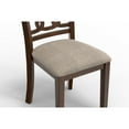 thumbnail image 6 of New Classic Furniture Gia Solid Wood Dining Chair in Cherry Brown (Set of 2), 6 of 7