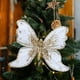 thumbnail image 5 of Christmas Tree Butterflys Ornaments Wreath Decor Ceiling Wall Decoration For 2025 Year Gifts Holiday Glittering Butterflys Christmas Tree Hanging Ornament, 5 of 7