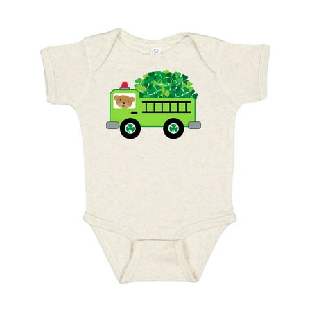 

Inktastic Irish St Patricks Day Fire Truck Gift Baby Boy or Baby Girl Bodysuit