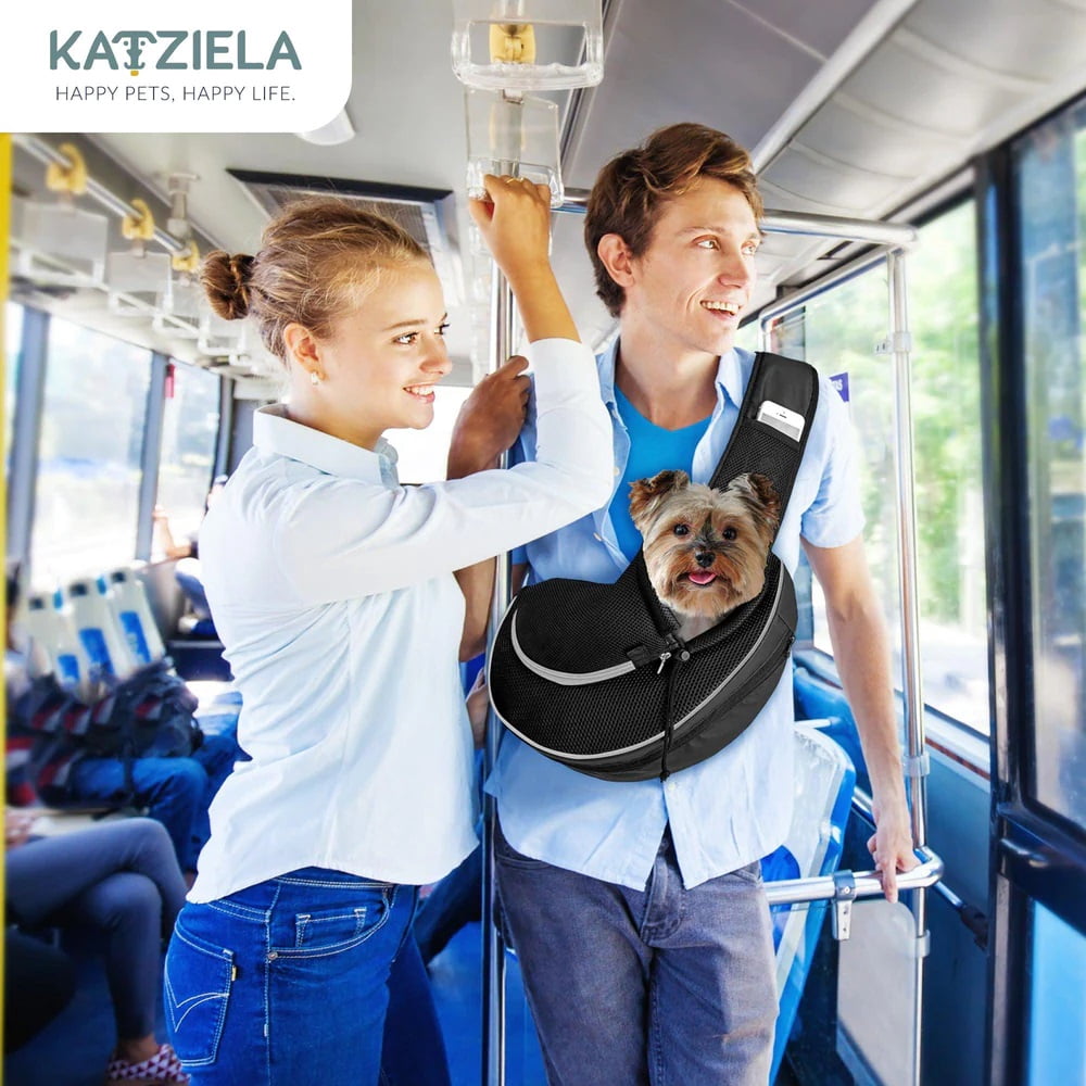 Katziela Pet Carrier Sling Bag for Small Dogs, Puppies and Cats