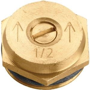 Orbit 2pk 15' Radius Spray Half Pattern Brass Sprinkler Nozzle Male Thread 53051