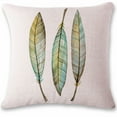 thumbnail image 4 of Simple Style Pillow Case Feather Cushion Cover Pack of 4, 18''x18''  (With or Without Inserts), 4 of 5