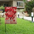 thumbnail image 4 of ZhyrZng Valentines Garden Flag Double Sided 12x18 In | Linen Yard Banner Decoration & Outdoor Lawn Decor for Valentine's Day Party Porch Home Welcome Sign Holiday Anniversary Gift, 4 of 6