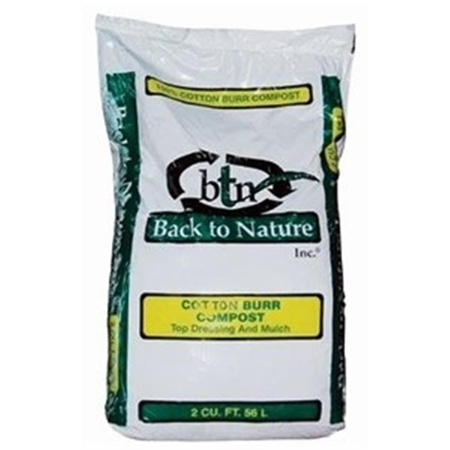 Back to Nature 083410 2 cu. ft. Cotton Burr Compost Coarse Screen