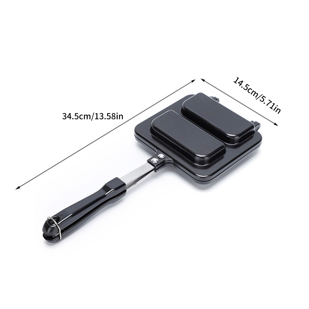 Oasiva Detachable Breakfast Maker Convenient Frying Pan Double Sided Skillets Portable Non Stick Breakfast Machine for Kitchen