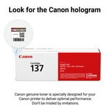Canon 137 Black Toner Cartridge GENUINE OEM ImageCLASS MF210/220 - Foto 5