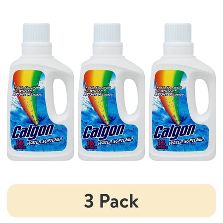(3 pack) Calgon Water Softener Laundry Detergent Booster, 32 oz