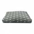 thumbnail image 4 of Turtle Pet House, Monochrome Detailed Hand Drawn Oriental Motif Mandala Inspired Shells, Outdoor & Indoor Portable Dog Kennel with Pillow and Cover, 5 Sizes, Blue Grey White, by Ambesonne, 4 of 5