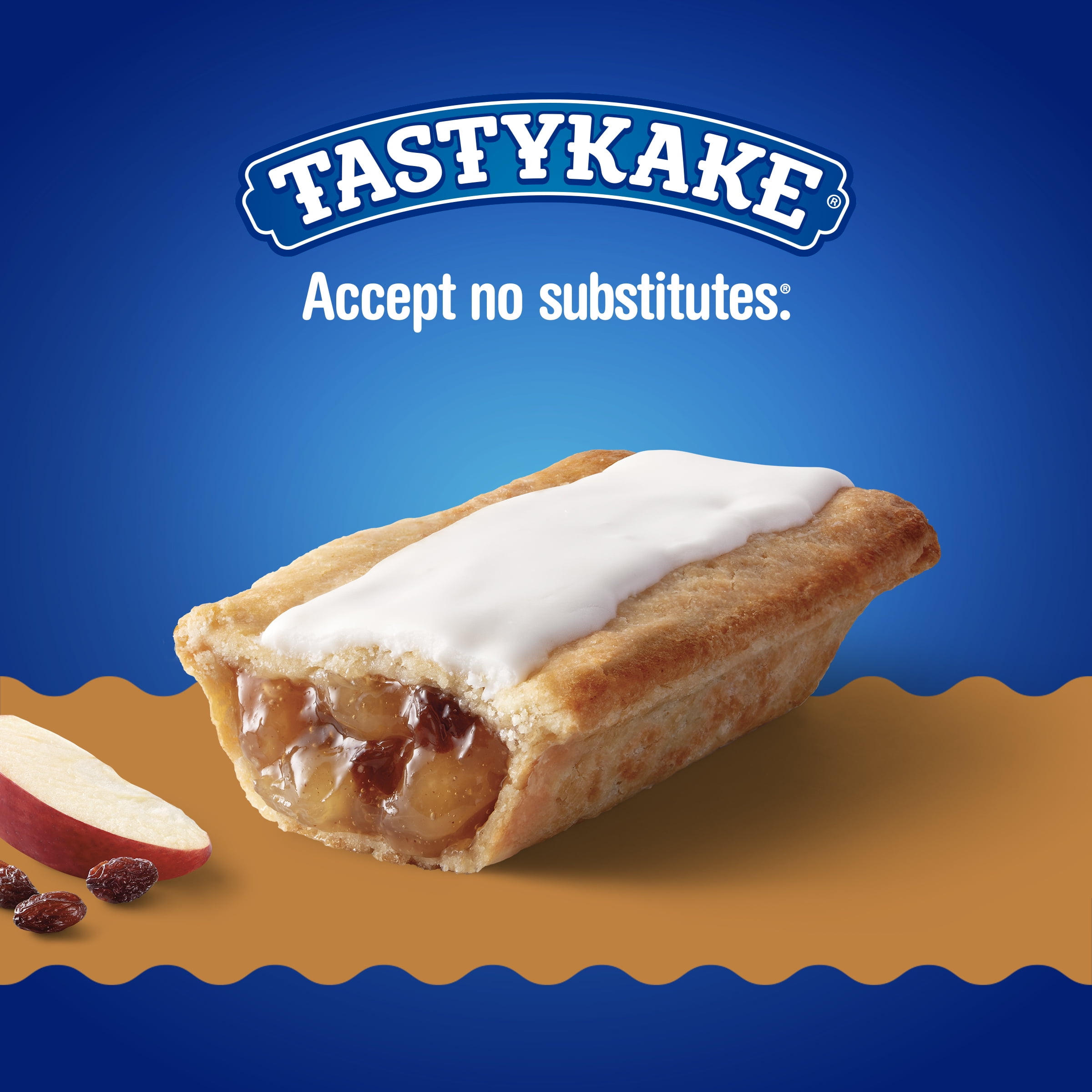 Tastykake French Apple Baked Pie with icing, 4 oz (113g)