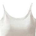 thumbnail image 6 of TGSLY Camisole for Women Built-in Padded Bra Dressy Casual Scoop Neck Adjustable Spaghetti Strap Sleeveless Shirts Summer Basic Solid Color Crop Tank Tops XL, 6 of 6