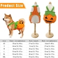 thumbnail image 3 of Funny Halloween Pumpkin Sling‑Style Pet Costume, Cosplay Outfit for Small Medium Dogs & Cats Holiday Party Wear, 3 of 9