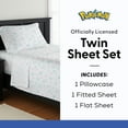 thumbnail image 5 of Pokemon On The Horizon 3 Piece Twin Sheet Set for Kids, 5 of 8