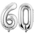 thumbnail image 2 of 60 NumberBalloons Silver 60 Number Big Big Giant Jumbo Foil Mylar Globos para Mujeres Homb Jonhamwelbor Jonhamwelbor, 2 of 2