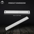 thumbnail image 4 of Chef Palace Magnetic Knife Strip, Simple to Install, Multiuse Knife Wall Mount Hanger, Suitable for Kitchen Utensils & Tools 40cm (15.7 Inch) Strong Magnetic Knife Bar, 4 of 4