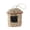 E, variant on Hummingbird Nesters, Hummingbird Nesting Houses Set of 2, Bird Nesting Materials Holder, Refillable Balls Bird Nesting Station for Outdoor Wild Birds Wrens Finches Parrot