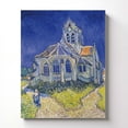 thumbnail image 4 of Art Prints Wall Décor, Church in Auvers Canvas Print, Vincent Van Gogh Wall Art, Van Gogh Canvas, Ready To Hang for Living Room Home Wall Decor 11x14, 4 of 7