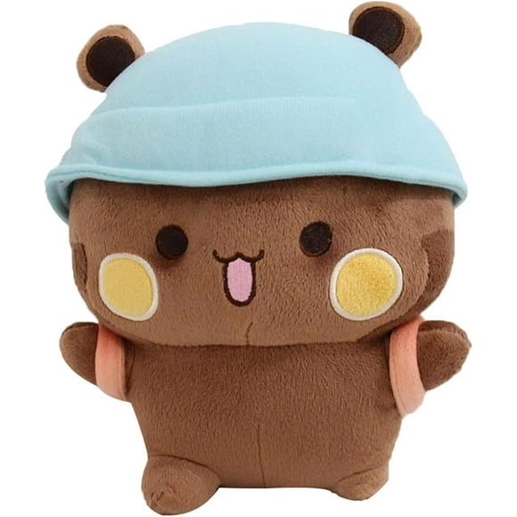 Bubu Dudu Plush, 7.87 Inch Cute Panda Bear Stuffed Animals Plushie Doll, Soft Bubu Dudu Plushies Pillow for Kids Boy Girl Birthday Gift (Brown)