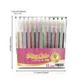 thumbnail image 3 of Glitter Gel Pen Set 12 Pieces, Sparkling Nail Art Decorations, Assorted Colors for Creative Nail Designs & Embellishment, 3 of 9