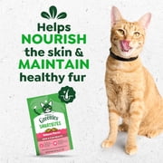 Greenies Feline Smartbites Salmon Flavor Skin & Fur Health Cat Treats, 2.1 oz Pack